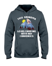 Grandmother This Grandma Loves Camping Hooded Sweatshirt front