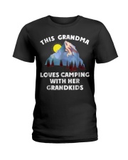 Grandmother This Grandma Loves Camping Ladies T-Shirt tile