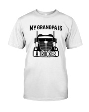 Grandfather My Grandpa Is A Trucker Classic T-Shirt tile