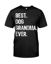 Grandmother Womens Best Dog Grandma Ever Classic T-Shirt tile