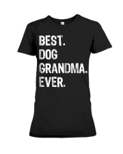 Grandmother Womens Best Dog Grandma Ever Premium Fit Ladies Tee tile
