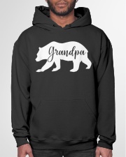 Grandfather Christmas Bear Hooded Sweatshirt garment-hooded-sweatshirt-front-03