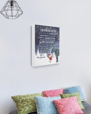 Granddaughter Christmas Never Forget I Love You 11x14 Gallery Wrapped Canvas Prints aos-canvas-pgw-11x14-lifestyle-front-02