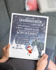 Granddaughter Christmas Never Forget I Love You 11x14 Gallery Wrapped Canvas Prints aos-canvas-pgw-11x14-lifestyle-front-25