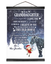 Granddaughter Christmas Never Forget I Love You Hanging Canvas tile