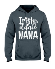 Grandmother Irish Dance Nana Green Shamrock Hooded Sweatshirt front