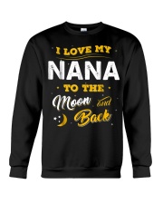 Grandmother I Love My Nana To The Moon And Back Crewneck Sweatshirt tile