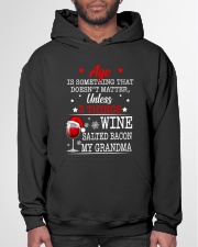 Grandmother Christmas Age Is Doesn't Matter Hooded Sweatshirt garment-hooded-sweatshirt-front-03