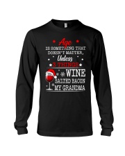 Grandmother Christmas Age Is Doesn't Matter Long Sleeve Tee tile