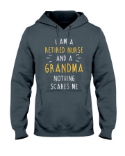 Grandmother I Am A Retired Nurse And A Grandma Hooded Sweatshirt front