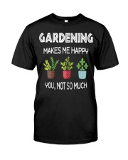 Grandmother Gardening Makes Me Happy Classic T-Shirt tile