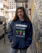 Grandmother Gardening Makes Me Happy Hooded Sweatshirt lifestyle-unisex-hoodie-front-1