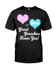 Grandmother Pink Or Blue Classic T-Shirt tile