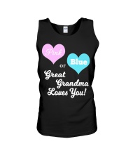 Grandmother Pink Or Blue Unisex Tank tile