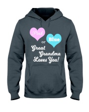 Grandmother Pink Or Blue Hooded Sweatshirt front