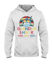 Grandfather Sharks Hooded Sweatshirt front