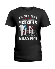 Grandfather Veteran Grandpa Ladies T-Shirt tile