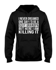 Grandfather Sexy Grandpa Hooded Sweatshirt front