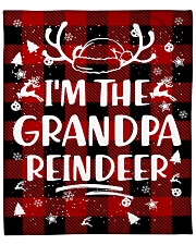 Grandfather Christmas I'm The Grandpa Reindeer Fleece Blanket - 50" x 60" front