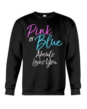 Grandfather Pink Or Blue Abeulo Loves You Crewneck Sweatshirt tile