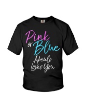 Grandfather Pink Or Blue Abeulo Loves You Youth T-Shirt tile