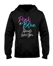 Grandfather Pink Or Blue Abeulo Loves You Hooded Sweatshirt front