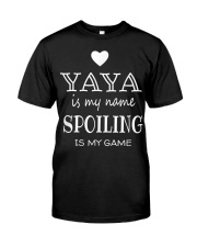 Grandmother Yaya Is My Name Classic T-Shirt tile