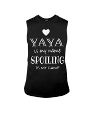 Grandmother Yaya Is My Name Sleeveless Tee tile