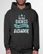Grandfather Best Ojciecs Get Promoted To Dziadek Hooded Sweatshirt garment-hooded-sweatshirt-front-03
