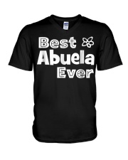 Tshirt Grandmother Best Abuela Ever V-Neck T-Shirt tile