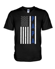 Grandfather PaPa V-Neck T-Shirt tile