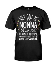 Grandmother They Call Me Nonna Partner In Crime Classic T-Shirt tile