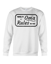 Grandmother Rules Oma Silly Humor Crewneck Sweatshirt tile