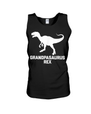 Grandfather Grandpasaurus Rex Funny Unisex Tank tile