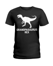 Grandfather Grandpasaurus Rex Funny Ladies T-Shirt tile