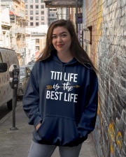 Grandmother Titi Life Is The Best Life Hooded Sweatshirt lifestyle-unisex-hoodie-front-1