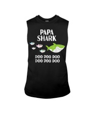 Grandfather Papa Shark Doo Doo Sleeveless Tee tile