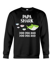 Grandfather Papa Shark Doo Doo Crewneck Sweatshirt tile
