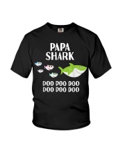 Grandfather Papa Shark Doo Doo Youth T-Shirt tile