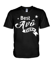 Grandfather Best Avô Ever V-Neck T-Shirt tile