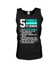 Tshirt Grandmother 5 Things Unisex Tank tile