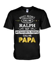 Grandfather Ralph Name Papa V-Neck T-Shirt tile