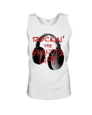 Grandfather Music Lover Rocking Grandpa Life Unisex Tank tile