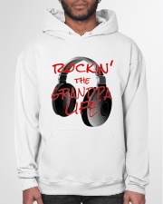 Grandfather Music Lover Rocking Grandpa Life Hooded Sweatshirt garment-hooded-sweatshirt-front-03
