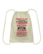 Crazy Papa Drawstring Bag tile