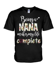 Tshirt Grandmother Being A Nana V-Neck T-Shirt tile