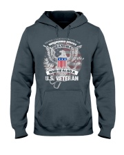 Grandmother Veteran Never Underestimate Hooded Sweatshirt front