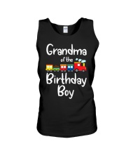 Grandmother Railroad Birthday Boy Unisex Tank tile