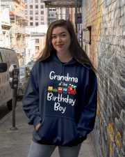 Grandmother Railroad Birthday Boy Hooded Sweatshirt lifestyle-unisex-hoodie-front-1