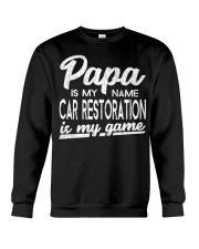 Grandfather Car Restoration Papa Crewneck Sweatshirt tile
